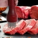 thumbnail image 2 of Stainless Steel Meat Tenderizer Mallet Wood Handle Meat Blades Needle Food Gadget Beef Pork Chicken, 2 of 4