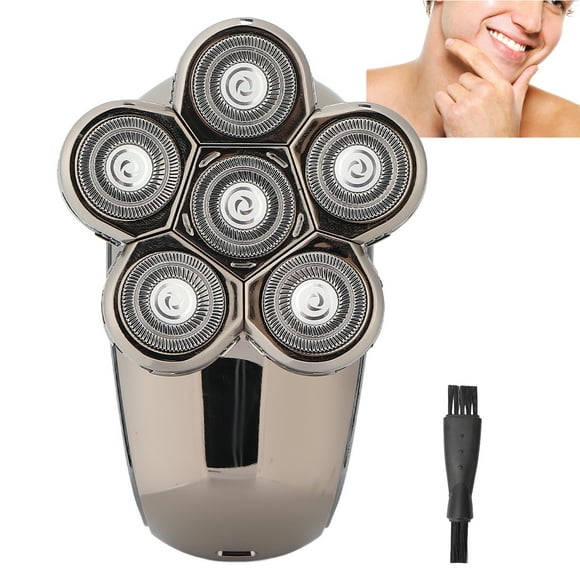 Electric Head Shaver, Skin Friendly Beard Shaver Washable Six Cutters for Shave for Shave Head for Men