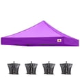 thumbnail image 1 of Toldo de repuesto para carpa plegable de 10 x 10 pulgadas, color morado, 1 of 6