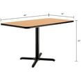 thumbnail image 3 of Interion By Global Industrial 695849OK Breakroom Table, Oak, 48"L x 30"W x 29"H, 3 of 3