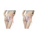 thumbnail image 1 of Minnieouse Minifalda para mujer, exquisita banda elástica de tamaño libre, decorativa para niñas, traje de actuación de baile, ropa colorida Vistoso 2piezas, 1 of 6