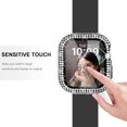 thumbnail image 4 of Dwitch 40mm Case Compatible with Apple Watch 40mm SE Series 6/5/4/SE 2nd Gen Case with Screen Protector, Shockproof Bling Diamond Overall Hard Rugged Protective Case,Black, 4 of 5