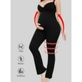 thumbnail image 7 of Bearsland Women's Plus Size Maternity Leggings over Belly Pregnancy Yoga Pants Active Wear Workout Pants with Pocket 3-Pack, 7 of 7