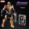 thumbnail image 1 of Figuras de acción de Marvel Avengers Alliance 4, Spiderman, Iron Man, Hulk, modelo de juguete hecho a mano, accesorios de animación, juguetes para bebés, regalos Gong Bohan LED, 1 of 2
