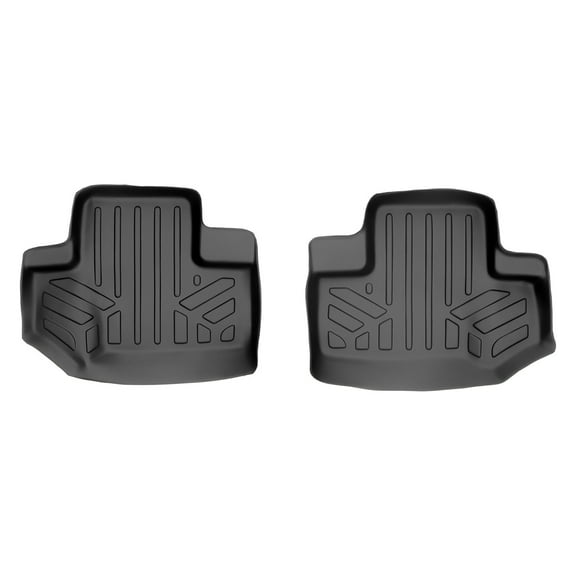 SMARTLINER 2nd Row Custom Fit Floor Liners Compatible with 2014 - 2017 Jeep Wrangler 2 Door (Gasoline)