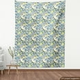 thumbnail image 3 of Ambesonne Floral Fabric by the Yard Upholstery, Mandala Vintage Style, 2 Yards, Yellow Blue, 3 of 4
