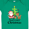 thumbnail image 4 of Inktastic Baby's 1st Christmas with Santa Reindeer and Tree Boys or Girls Baby Bodysuit, 4 of 5