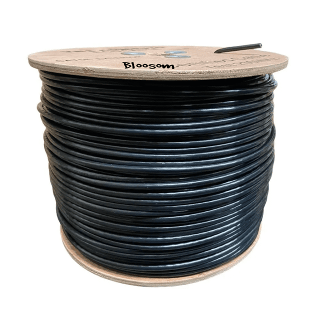 Cable Ut Bloosom Doble Forro Exterior Cat5e Negro Cal24 305 Mts B03 Nergo