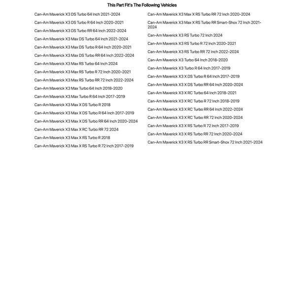 Tusk Spare Tire Carrier For Can-Am Maverick X3 Max Turbo 64 Inch 2018-2020