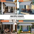 thumbnail image 5 of VEVOR 157x47" Patio Awning Retractable Awning Sunshade Shelter with Crank Handle, 5 of 10
