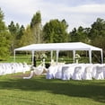 thumbnail image 4 of 10' x 30' Outdoor Tent Canopy Tent Party Tent Wedding Tent Gazebo Pavilion Backyard Tent with Side Walls, White W15623, 4 of 12