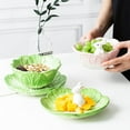 thumbnail image 2 of MasteelfCA 1pc Ceramic Children Bowl Delicate Ceramic Plate Chinese Cabbage Tableware, 2 of 8
