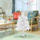 thumbnail image 2 of Árbol de Navidad artificial de 45CM LED blanco, árbol de Navidad de abeto con bisagras, decoración de vacaciones, 2 of 5