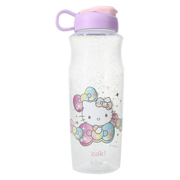 Zak!® Hello Kitty® Water Bottle - 30oz, Clear Sparkle