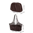 thumbnail image 2 of Gustave Large Mesh Tote Bag for Women Summer Hobo Beach Bag Slouchy Trendy Shoulder Handbag Purse for Vacation Travel - Coffee, 2 of 10