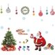 thumbnail image 5 of Navidad Windows Pegatinas estáticas Se aferra Papá Noel Muñeco de nieve Ciervo Copo de nieve Vinilo removible Árbol de Navidad DIY Pared Ventana Puerta Mural Calcomanía para escaparate Zhivalor Bicicletas Fijas, 5 of 6