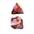thumbnail image 3 of 7 Piezas Dados Poliédricos Acrílico Rojo Blanco Sunnimix, 3 of 8