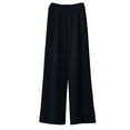 thumbnail image 4 of iHPH7 Loose Pants for Women Trousers Pants for Women Travel Pants Womens Fall Pants Lounge Pants Women Gaucho Pants for Women Straight Leg Pants Women Black L, 4 of 4