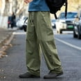 thumbnail image 2 of Rexolia Mens Packable Rain Pants Waterproof Windproof Lightweight Overpants Half Leg button Hiking Fishing Outdoor Light Green 3XL, 2 of 6