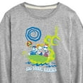 thumbnail image 3 of Nightmare Before Christmas - Big Wave Riders - Lock, Shock, & Barrel - Dragon Boat - Toddler And Youth Long Sleeve Graphic T-Shirt, 3 of 5