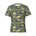 thumbnail image 3 of Naloa Cartoon Dinosaurs (2) Men's T-Shirt Sport T-shirt Men's Basic Tee Casual Men's Shirt, Round Neck, Short Sleeves - 3X-Large, 3 of 5