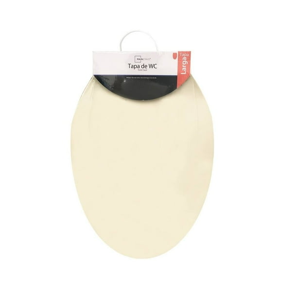 Asiento para Baño Mainstays Alargado Hueso