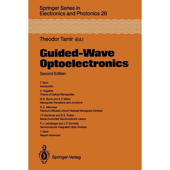 Springer Electronics and Photonics Guided-Wave Optoelectronics, Book 26, (Paperback)
