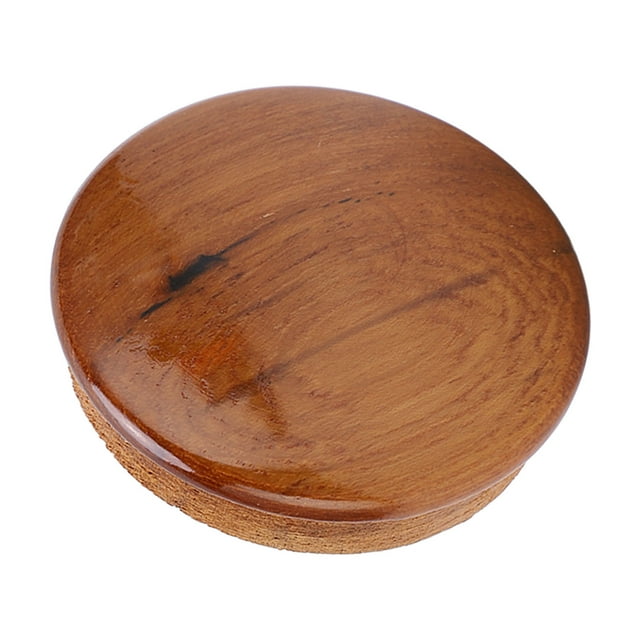 Cubierta Del Volante Marino, Inserto De Acabado Brillante De 2,5 Pulgadas, Tapa Central Del Volante Del Barco, Madera De Teca De Alta Resistencia Para Mantenimiento ANGGREK Marine Accessories