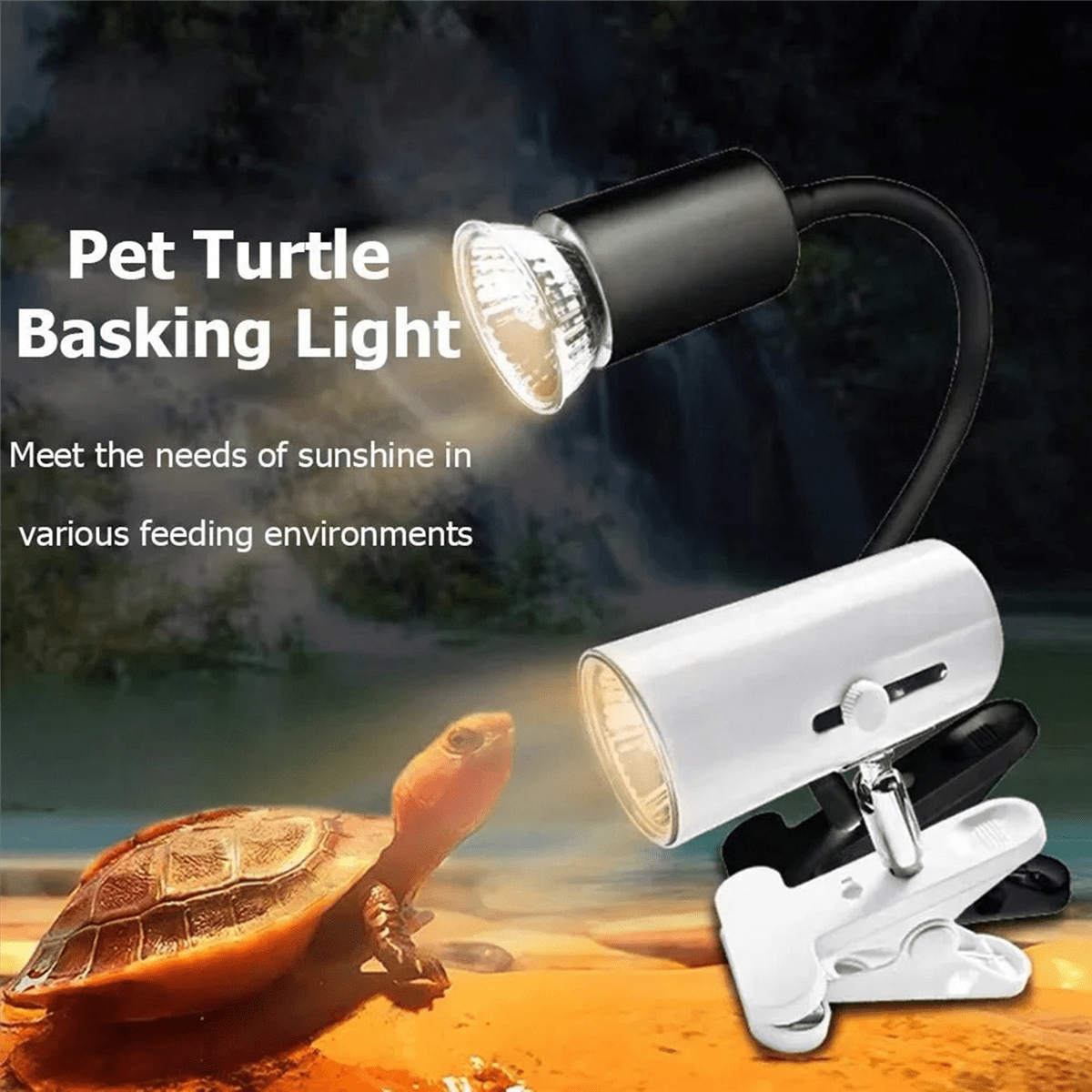 30PCS Reptile Lamp Bulb Turtle Basking UV Light Bulbs Heating Light Full Spectrum Sunlamp for Amphibians,50W,30 x Heating and insulation bulb