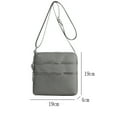 thumbnail image 2 of Crossbody small bag, Nylon ladies shoulder bag-grey, 2 of 5