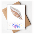 thumbnail image 1 of Snail Marine Life Colorful Illustration Welcome Back Greeting Cards Envelopes Blank, 1 of 3