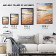 thumbnail image 3 of Artery8 Woolacombe Bay Seaside Sunset Coastal Landscape Living Room Art Print Framed Poster Wall Decor 12x16 inch, 3 of 5