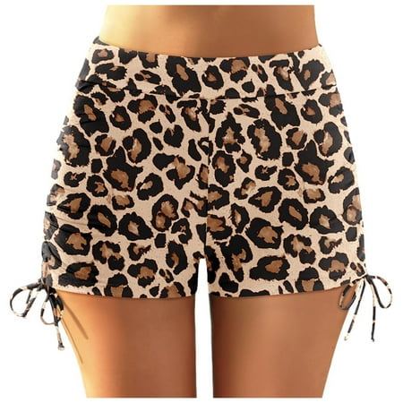 2025 New Women Plus Size High Waist Bikini Bottoms Swim Briefs Beach Shorts Ruched Bottom High Cut Swim Bottom Full Coverage