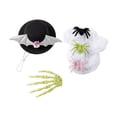 thumbnail image 2 of HWRETIE Outdoor Lawn Garden Figurine 23 Inch Porch Gooses Dress-Up Outfit with Umbrella Floral Costume for Summer, 2 of 7