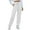 White, variant on JUSLIO Womens Sweatpants Comfortable Wide-leg Pants Solid Sweatpants with Pockets Outdoor Workout Business Casual Pants Pink L
