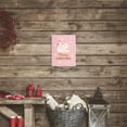 thumbnail image 2 of Stupell Industries Pink Swan Merry Christmas Wall Plaque Art design by Jessica Beck, 14 x 11, 2 of 7