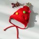 thumbnail image 1 of gorro de Papá Noel grande con temática navideña, gorro de astas, gorro de árbol de Navidad y babero de toalla de saliva de reno, alce y Papá Noel, apto para gatos pequeños, perros y mascotas. Gorro, 1 of 3