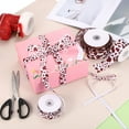 thumbnail image 3 of 10 Yards Ribbon for Gift Wrapping, 1pcs 50mm (2inch) Cow Print Ribbons for Crafts, Brown White, 3 of 6