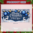 thumbnail image 2 of Winter Theme Merry Christmas Decorative Banner Happy New Year Reindeer Design Ornament Decoration for Holiday Celebration Indoor Outdoor, 2 of 9