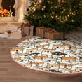 thumbnail image 6 of Kdxio Shiba Inu Dog Print Christmas Tree Skirt Christmas Xmas Tree Skirts Mat for New Year Holiday Christmas Party Decorations-36", 6 of 7