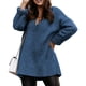 thumbnail image 2 of Drop Shoulder Sweater, Wrap V Neck Sweater Casual Pure Color Soft Loose Hem Fashionable  For Holiday Party For Women ANGGREK Celeste M, 2 of 5