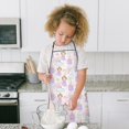 thumbnail image 4 of Princess Rainbow Castle Pattern Kids Aprons for Girls and Boys,Adjustable Neck Strap Toddler Aprons for Kids Cooking Baking, 4 of 6