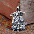 thumbnail image 2 of ZMY Home Stainless Steel Necklace Grim Reaper with Hook Pendant Trendy Jewelry, 2 of 5