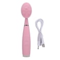 thumbnail image 1 of Silicone Facial Cleansing Brush, IPX6 Waterproof, Portable Electric Face Cleansing Brush, Pink, 1 of 4