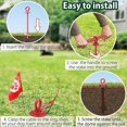 thumbnail image 4 of Pet Tie Out Cable Stake 3 Pieces Set For Dogs Up To 150 Pounds 3 Sizes Cable, 4 of 5