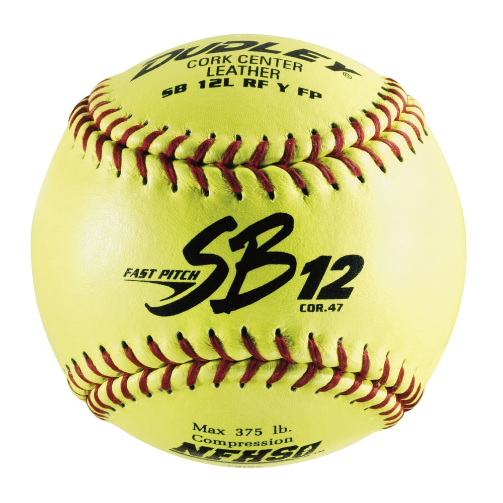 (12 Pack) Dudley 12" NFHS SB12 Fastpitch Softballs