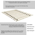 thumbnail image 3 of Mayton Standard Mattress Support Wooden Bunkie Board/Slats, Queen, Beige, 3 of 5