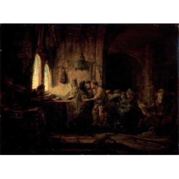 Posterazzi SAL261317 Parable of the Laborers in the Vineyard 1637 Rembrandt Harmensz van Rijn 1606-1669 Dutch Painting State Hermitage Museum St Petersburg Russia Poster Print