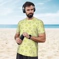 thumbnail image 4 of Wukai Cute Frog3 Print Men's Short-Sleeved Mesh T-Shirt,Quick-Dry Short Sleeve Workout T-Shirt-5X-Large, 4 of 8