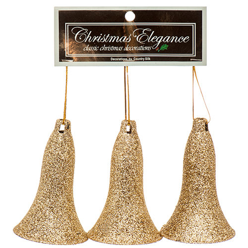 New 378560 Hx Ornament Bell Assorted 3Pk (36-Pack) Christmas Cheap Wholesale Discount Bulk 
